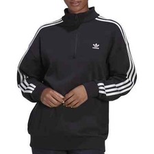 adidas Originals Women's Quarter Zip Sweatshirt - size S
