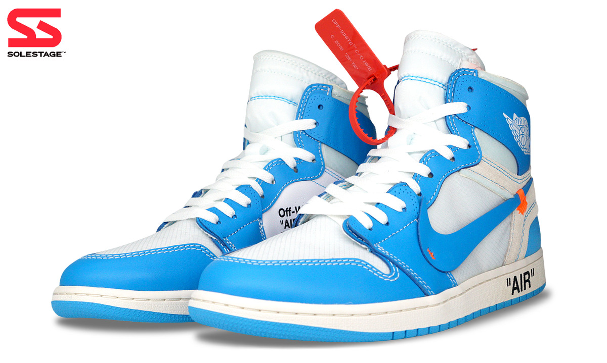 Buy Off-White x Air Jordan 1 Retro High OG 'UNC' - AQ0818 148