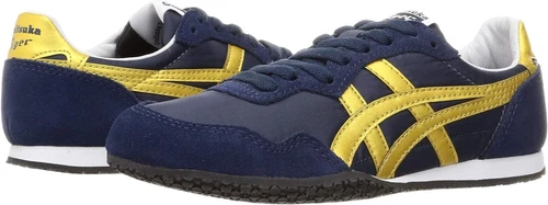 Onitsuka Tiger SERRANO MIDNIGHT PURE GOLD 1183B400 400 Authentic - Picture 4 of 9