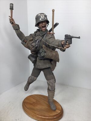 1/6 CUSTOM WW1 IMPERIAL GERMAN STORMTROOPER TRENCH RAIDER MAUSER 1898 + MP-18