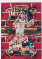 2024 Select WNBA Nancy Lieberman Red Cracked Ice #96 Mercury PWE