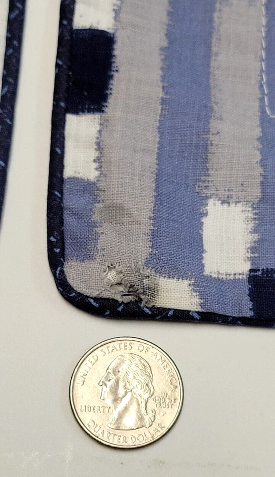 Tommy Hilfiger 2 Ellis Island Ikat Par Padrão Shams PLS LER Azul Geométrico - Imagem 4 de 4