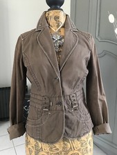 MEXX ravissante Veste Esprit saharienne Kaki T 40