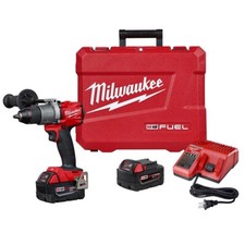 Milwaukee 2903-22 M18 Fuel 1/2" Brushless Drill Driver W/ 2 Batteries and Charge