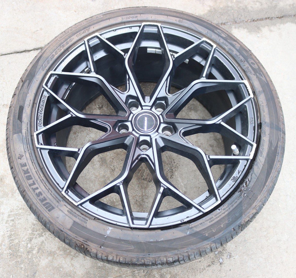 Superspeed Wheels RF07 Matte Black Wheel 20x10.5 +35 305/35R20