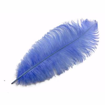 Straußenfedern - hellblau - 10'' - 12'' / 25cm - 30cm - Feder - Menge auswählen