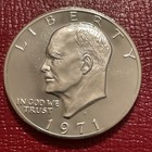 1971~S Eisenhower Dollar 40% Silver Gem Proof Coin Ike From Us Mint Coin Set.