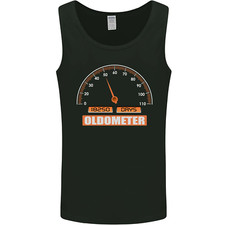 50th Birthday 50 Year Old Ageometer Funny Mens Vest Tank Top