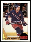 1987 O-Pee-Chee Hockey Don Maloney #49