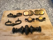 Lot of 7 Vintage Drawer Pulls Cabinet Handles