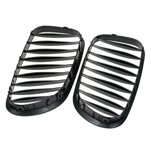 For BMW Z4 E85 E86 2003-2008 2-Door 2Pcs Matte Black Front Bumper Kidney Grilles - Picture 6 of 6
