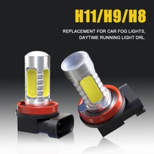 H11 H9 H8 LED Bulbs Fog Driving Light Kits 6000K Pure White Plug and Play