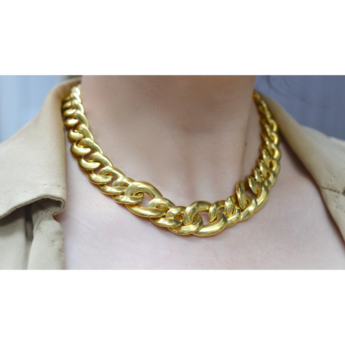 CHIAMPESAN 18K Yellow Gold Cuban Link 