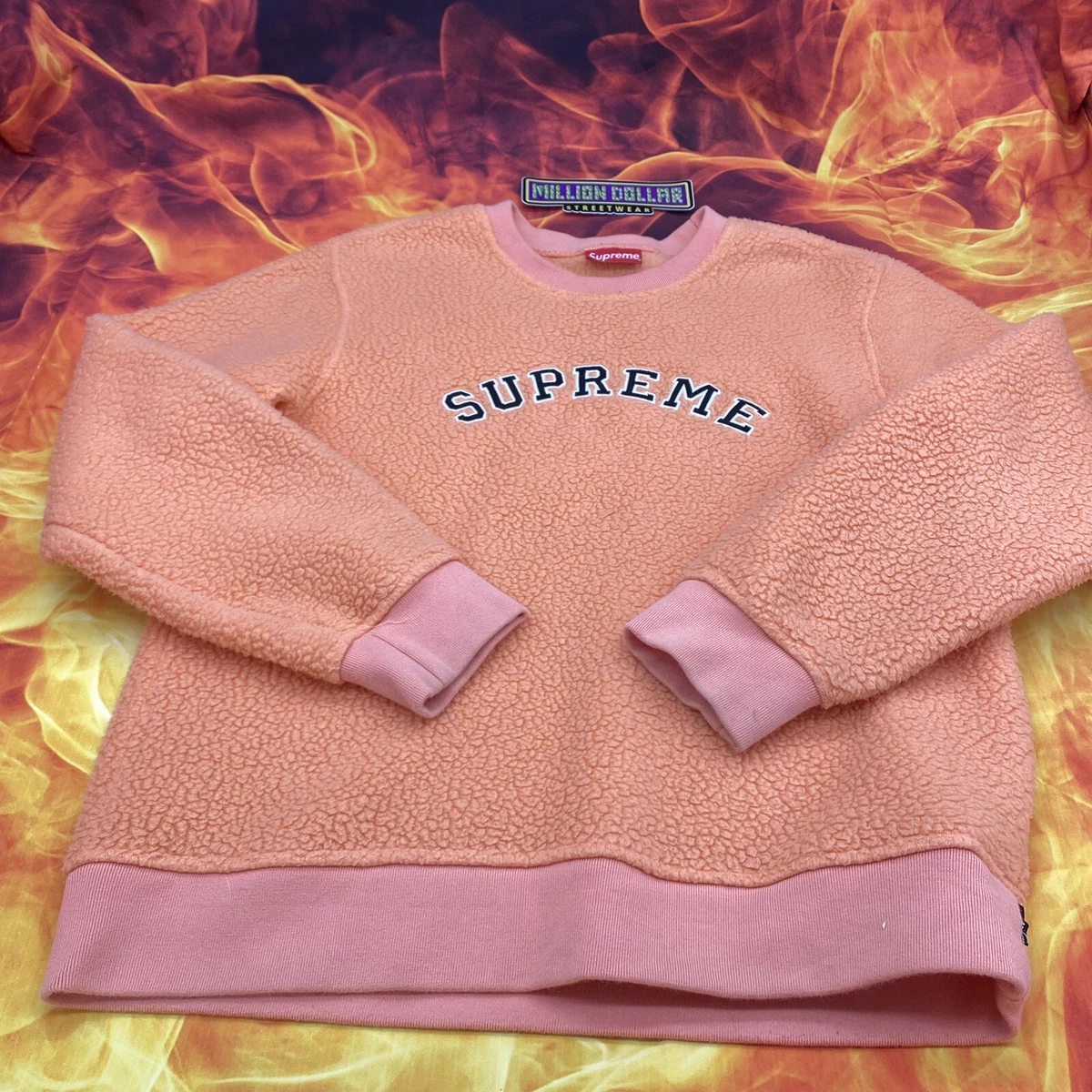 Peach top supreme crewneck