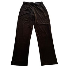 Chico's Design Women's Black Velvet Pants, Size 6