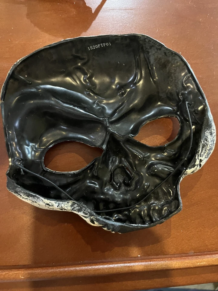 Skull Mask Adult Halloween Costume Accessory Skeleton One Size - Image 2 of 2