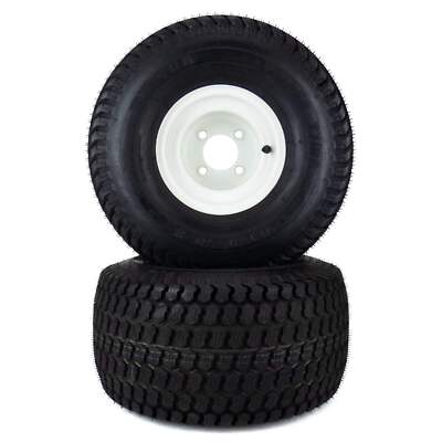(2) Super Turf Tire Assm 20x10.50-8 Fits Exmark Toro Vantage Grandstand 120-6465