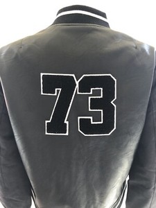 vegan letterman jacket