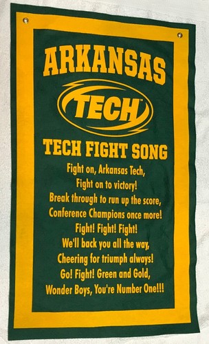 Arkansas Tech Wonder Boys Fight Song NCAA Banner - 第 1/1 張圖片