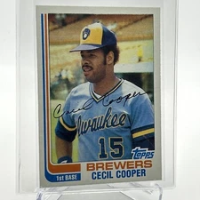 1982 Topps Cecil Cooper Baseball Card #675 NM-Mint FREE SHIPPING