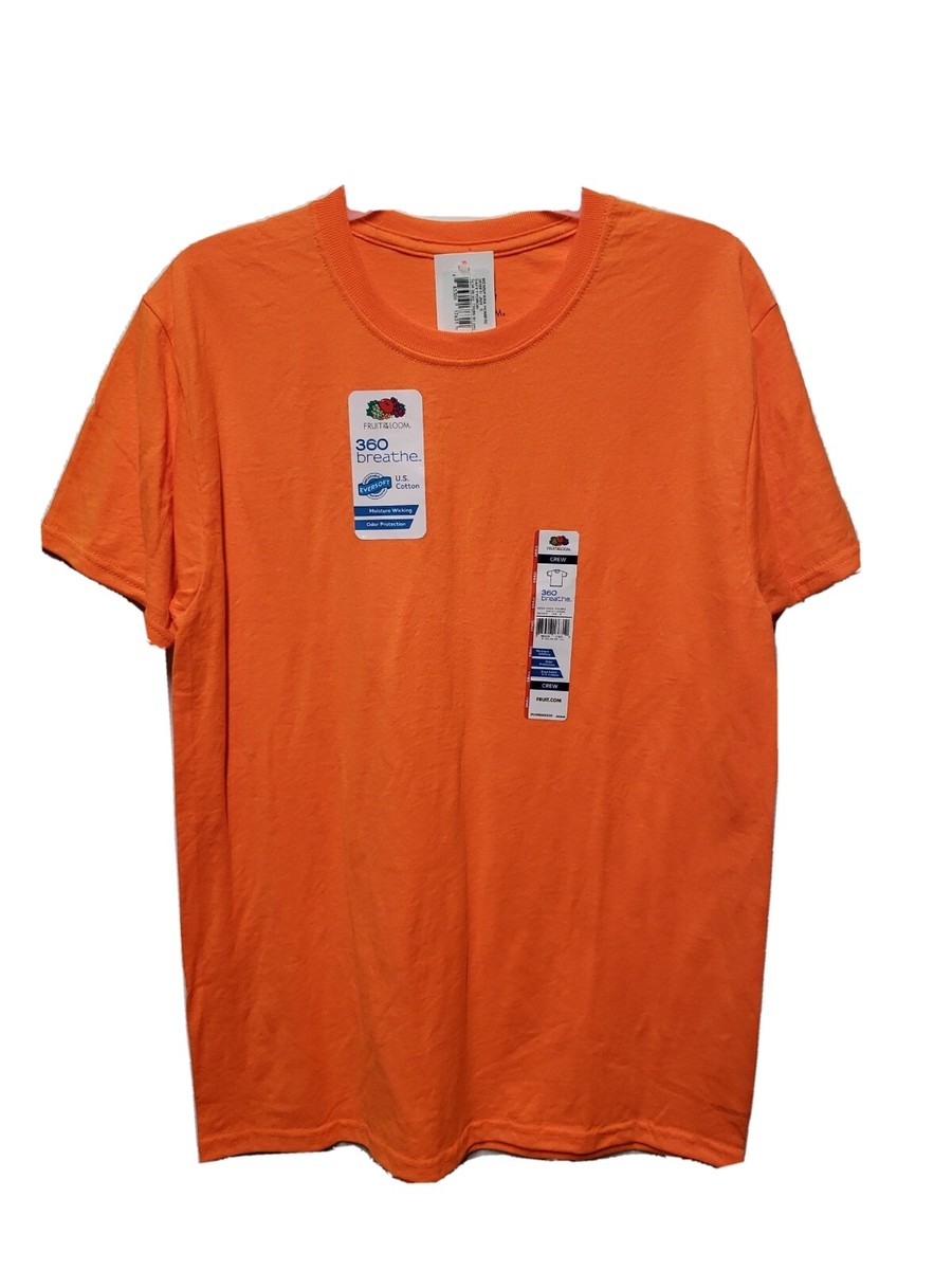 Fruit of the Loom Platinum Child's Size S Solid Orange T-Shirt NWT