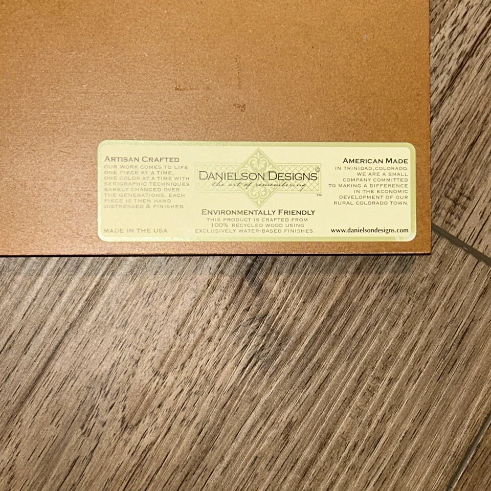 HOME IS WHERE YOUR STORY BEGINS Large 22” x 4” Wood Plaque Danielson Designs USA - Image 4 of 4