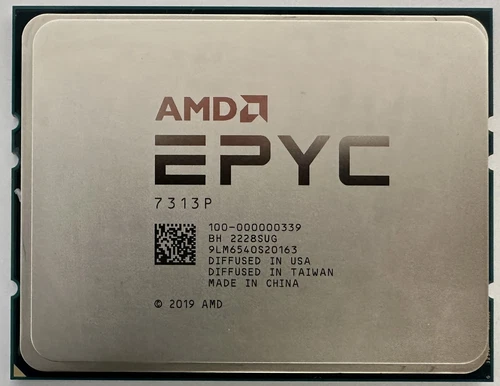 AMD EPYC 7313P Milan 3.0 GHz 16 Core Processor 128MB SP3 CPU 100-000000339