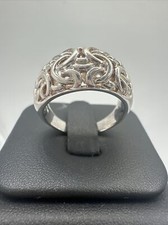 925 Sterling Silver Vintage Byzantine Size 9.75