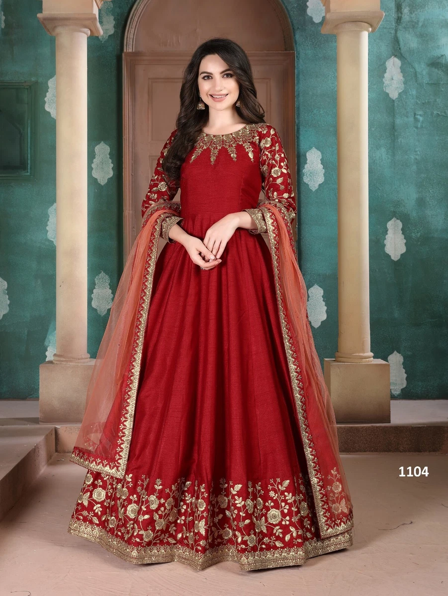 Attractive Georgette Stitched Ethnic Gown With Dupatta, Women Gown, Gown  Frock, Simple Gown, Ladies Gown Suit, महिलाओं का लबादा - Rehma Enterprises,  Goa | ID: 25931042273