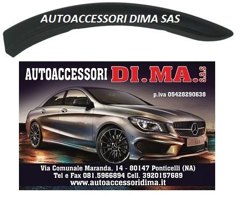 TERMINALE PARAURTI POSTERIORE SX PANDA CLIMBING 4X4 DAL 2003 AL 2012 NERO