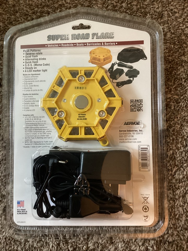 AERVOE Super Road Flare 1164, Yellow LED eBay