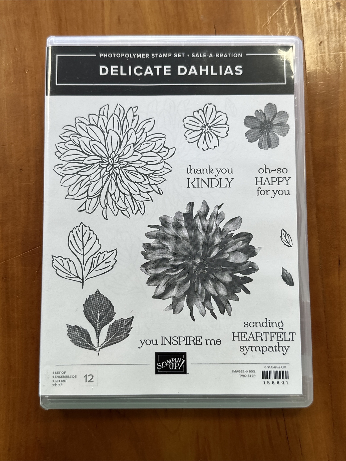 Stampin' Up! Delicate Dahlias Photopolymer Stamp Set NEW | eBay