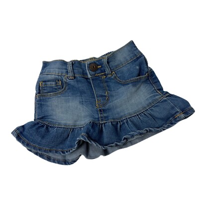 Oshkosh Toddler 2T Ruffled Denim Skirt