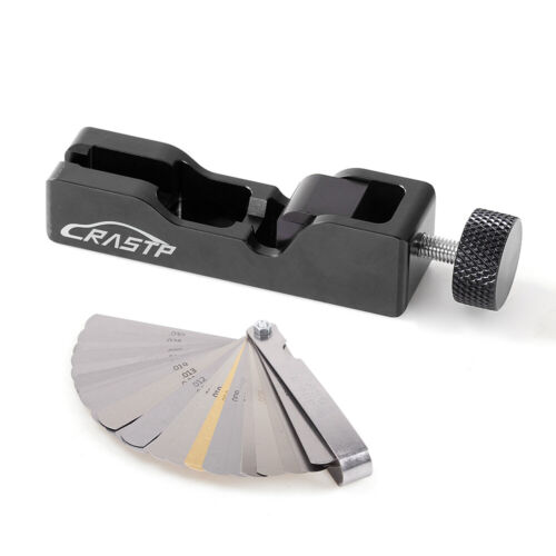 Matte Engine Spark Plug Gap Gapper Tool with 32 Blades Measuring Tool Metric SAE - Picture 2 of 20