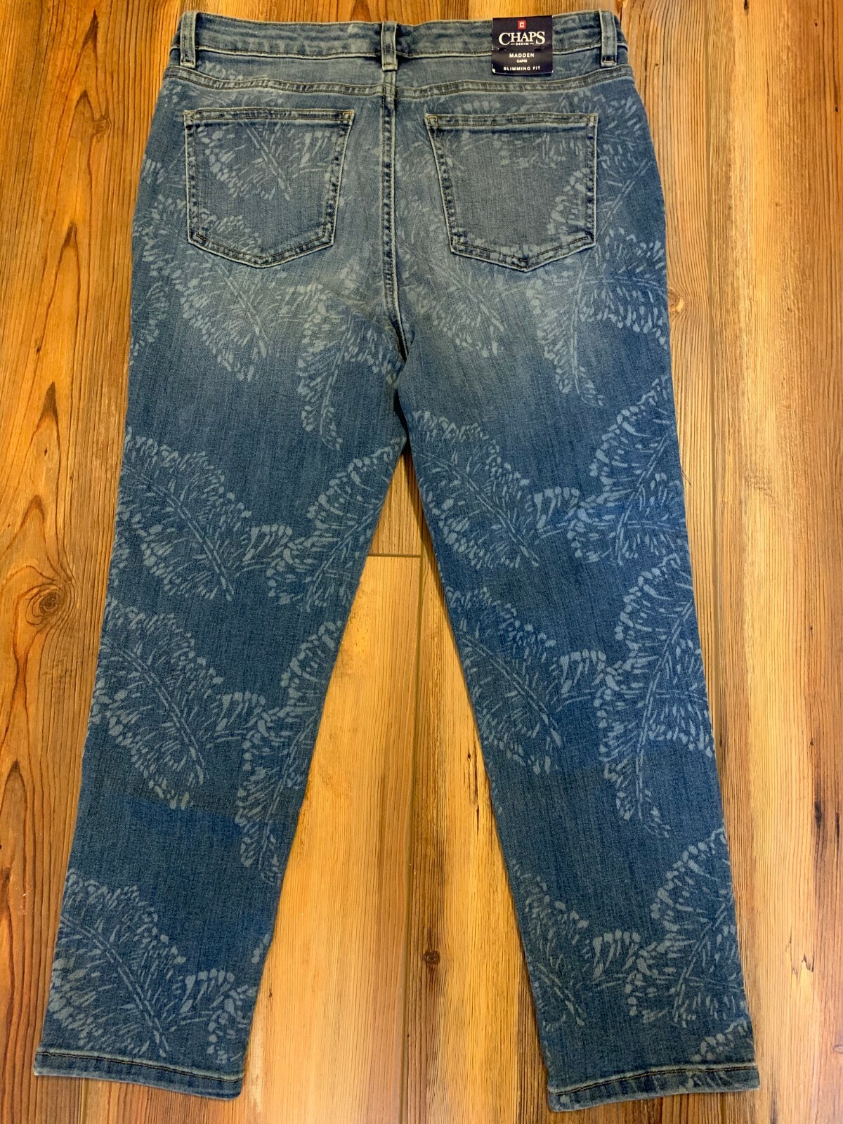 CHAPS Madden Capri Jeans Stretch Slimming Fit (size 8 ) new eBay