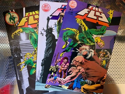 THE FLY #1, 2, 3 1983 Red Circle Mighty Crusaders Archie Comics Run Lot (3 pcs)
