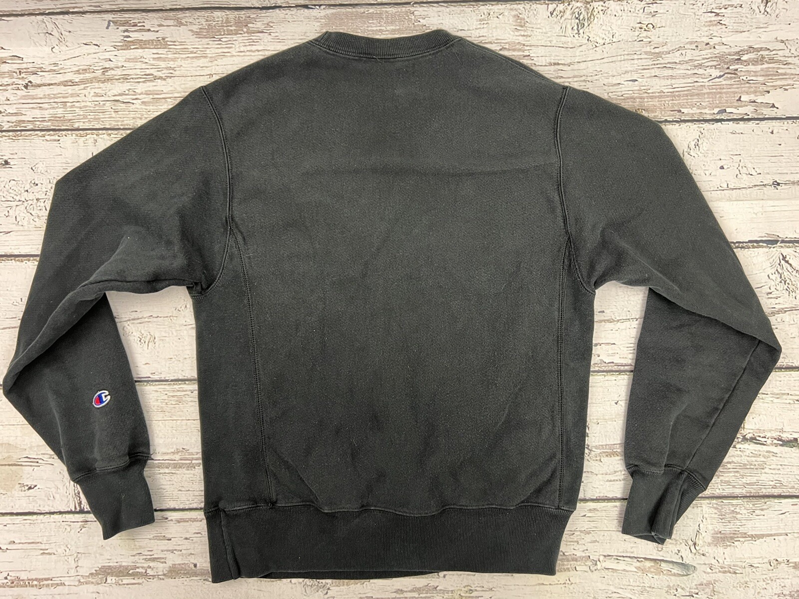 Champion Reverse Weave Black Script Spell Out Pul… - image 5