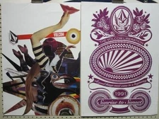 VOLCOM surf skateboard snowboard 2006 ABSTRACT 2 SIDED POSTER MINT CONDITION