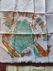 VTG 1950s Wisconsin Souvenir  Scarf Tourist Map Travel Landmarks Yellow Lot of 3 — photo 5