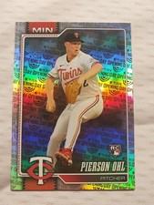 2026 Topps Series 1 Celebration Pierson Ohl #321 Opening Day Logo Twins Rookie