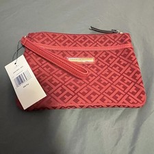 NEW W/ TAGS Wristlet/Purse: Tommy Hilfiger Red, Logo 