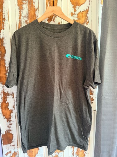 Costa Del Mar Men's Topwater Short Sleeve Graphic T-Shirt in Dark Heather