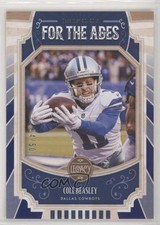 2019 Panini Legacy For the Ages Blue 34/50 Cole Beasley #FTA-CB 0w8