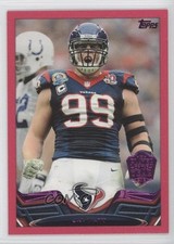 2013 Topps Pink BCA Border 323/399 JJ Watt #99 3b7
