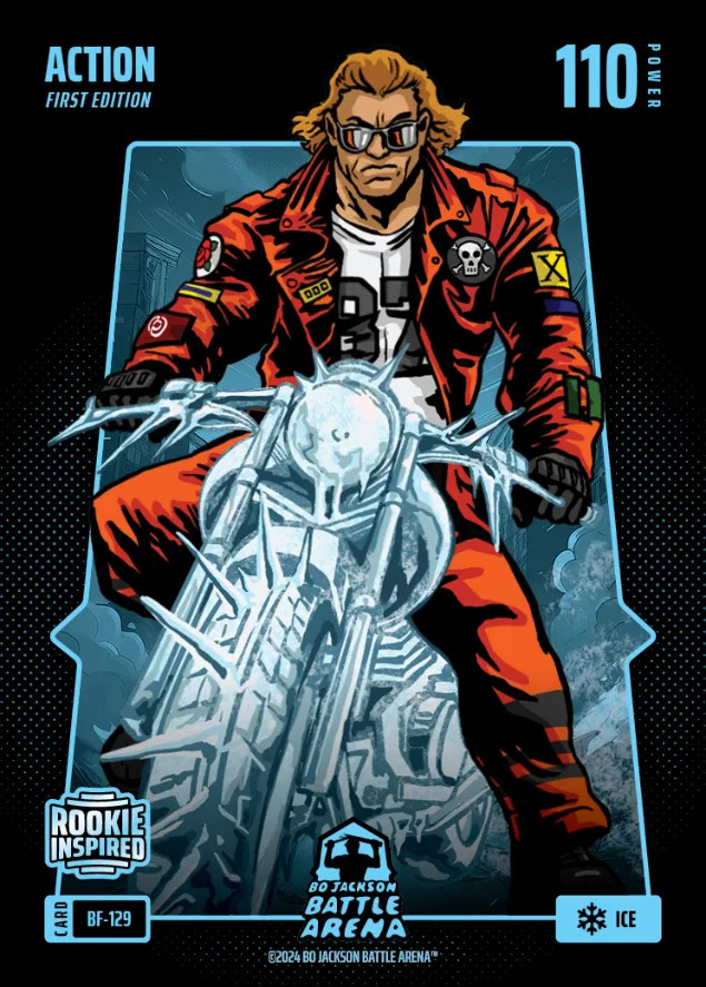 Bo Jackson Battle Arena Action RC BF-129 Jackson Holliday Ice Battlefoil