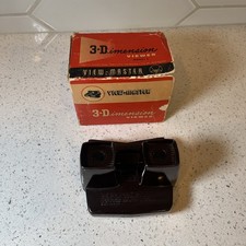 SAWYER'S VIEW-MASTER MODEL E VIEWER WITH BOX - BAKELITE Vintage Made In USA