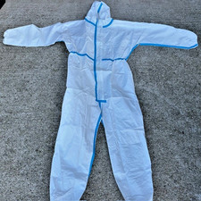 Disposable Hooded Coverall PPE Suit Large Unispace Health