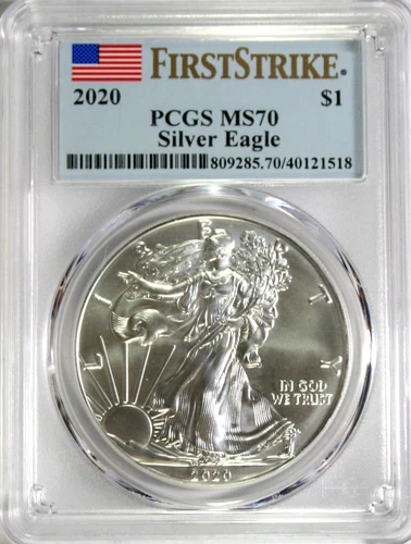 2020  American Silver Eagle PCGS MS 70 #GA6-18