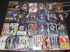 HUGE SPORTS CARD LOT REFRACTOR  RC PRIZM AUTO HERBERT JACKSON OBJ MAYFIELD 