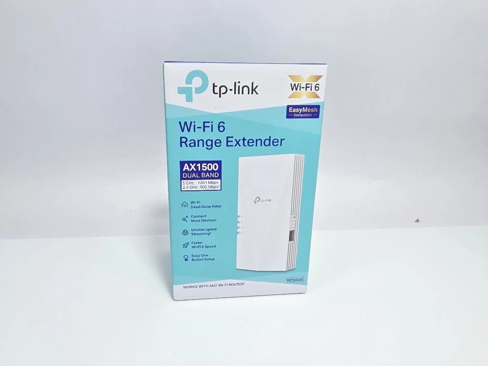 TP-Link AX1500 WiFi 6 Extender RE500X, Covers 1500 sq.ft, 25 Devices - Image 2 of 4
